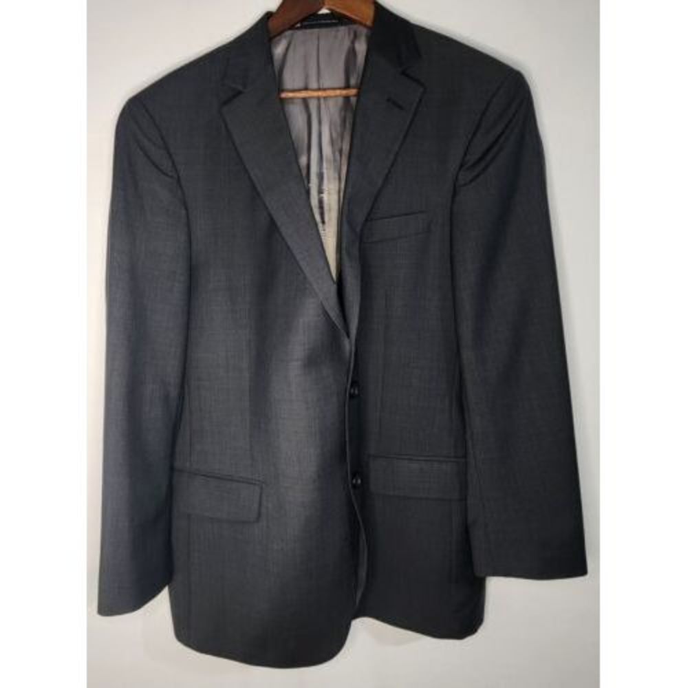 MENS‎ HART SCHAFFNER MARX MADE IN USA SUIT JACKET SIZE 44R - Picture 2 of 16